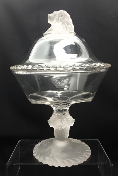 Gillander & Sons " EARLY AMERICAN PRESSED GLASS " Lion Head